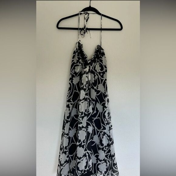 Milly Dresses & Skirts - Milly black and white halter dress 4